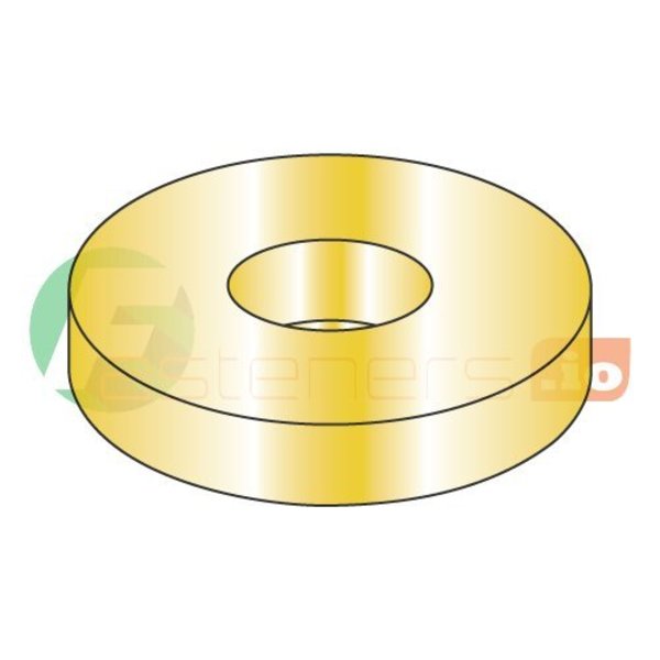 Newport Fasteners Flat Washer, Fits Bolt Size 7/8" , Steel Zinc Yellow Finish, 200 PK 568249